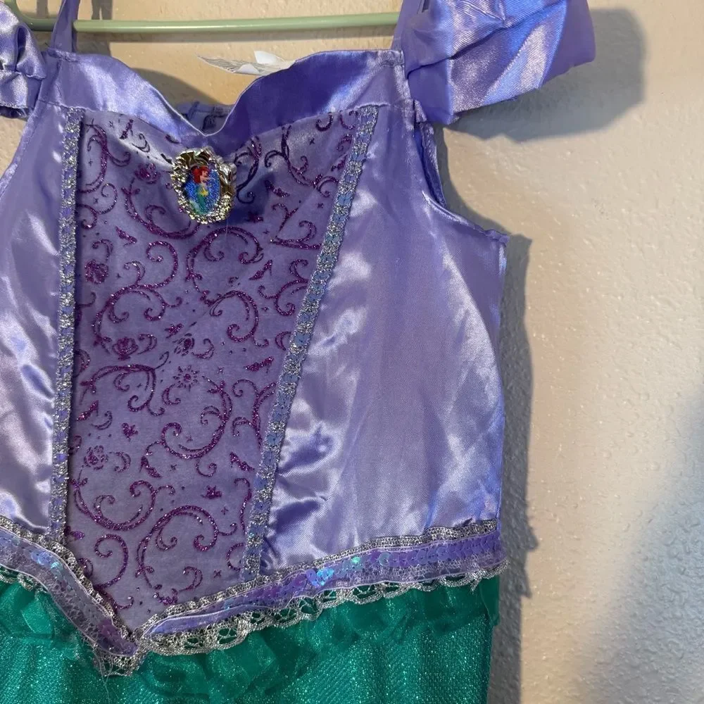 Disney little Mermaid Costume - Purple and Green - Picture 2 of 7